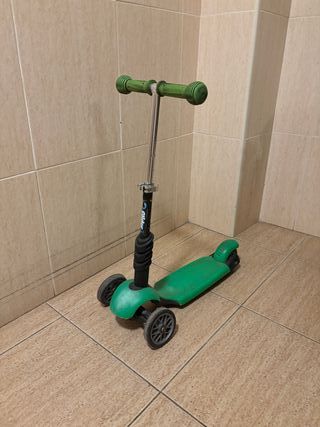 Patinete infantil 3 ruedas verde