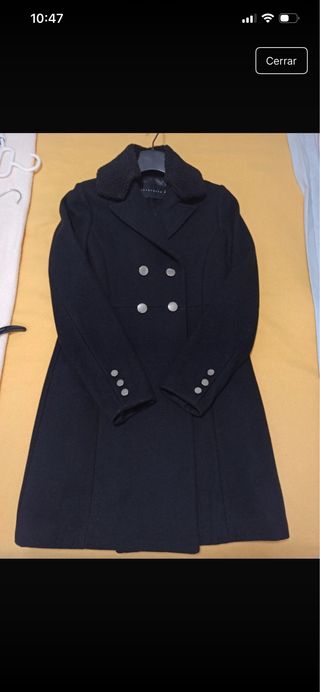 Abrigo negro elegante