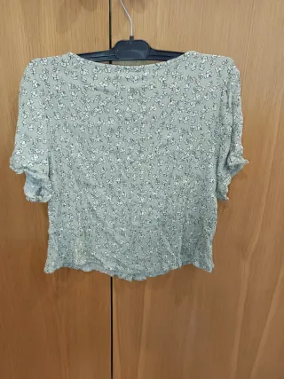 Camiseta verde floral Inside Talla L