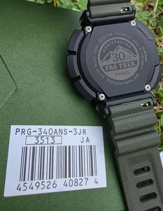 Casio ProTrek PRG-340 30 aniversario Triple Sensor