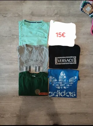 Lote 5 Camisetas Talla M