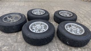 5 Llantas Aluminio Mini Clásico Dunlop D1