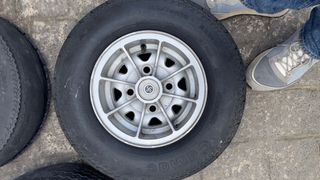 5 Llantas Aluminio Mini Clásico Dunlop D1