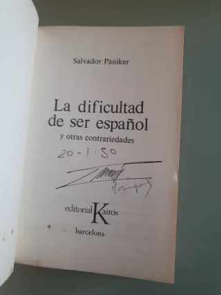 La dificultad de ser español