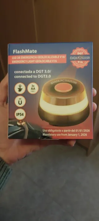 Baliza V16 FlashMate homologada DGT