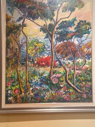 Cuadro Planchadell Paisaje 1990 mide  146 x 107 cm