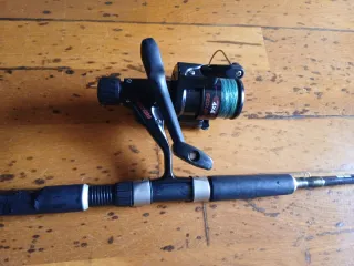 Caña de pescar 1800 boat.  SPEED TRIDIOM y Carrete