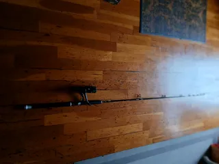 Caña de pescar 1800 boat.  SPEED TRIDIOM y Carrete