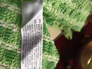 Jersey Zara verde y blanco