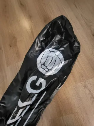 Bolsa y guantes de boxeo y bolsa JANTEELGO negros