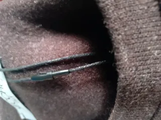 Vestido largo señora beige y gris