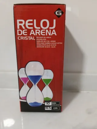 Reloj de Arena Cristal 10 min