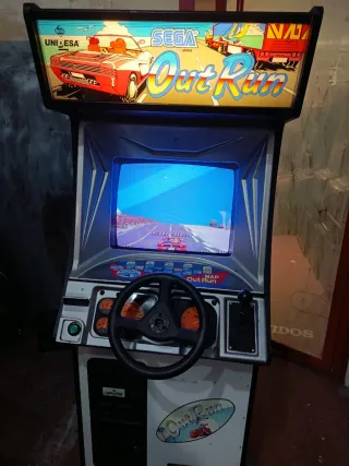 Recreativa Arcade Out Run Unidesa Sega