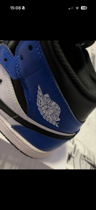 Jordan Air Mid Blu Scarpe Taglia 41