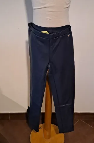 Leggings ecopelle BluKids tg. 8/9 anni