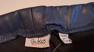 Leggings ecopelle BluKids tg. 8/9 anni