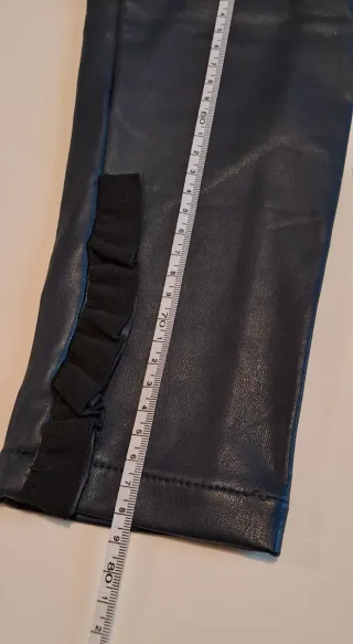 Leggings ecopelle BluKids tg. 8/9 anni