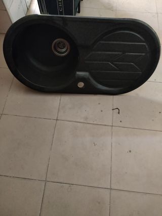 Fregadero de cocina negro