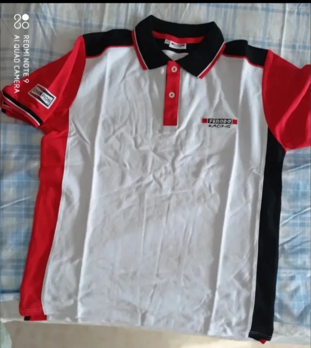 Polo Ferodo Racing Blanco/Rojo Talla L nueva