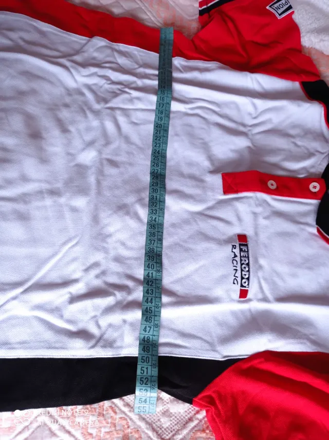 Polo Ferodo Racing Blanco/Rojo Talla L nueva
