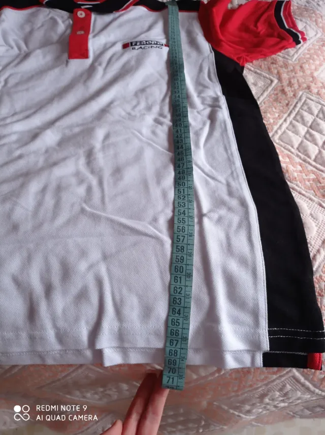 Polo Ferodo Racing Blanco/Rojo Talla L nueva