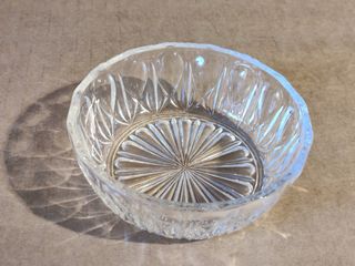 5 Ciotoline Vetro Lavorato Vintage