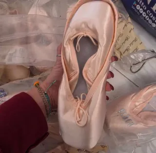 Scarpe da punta Grishko rosa