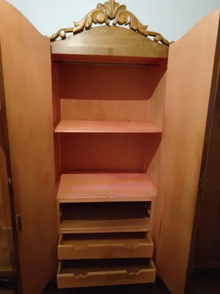 Armario ropero de madera 200ancho 212alto 70fondo