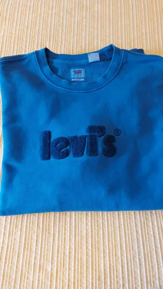 Sudadera Levi's Azul Talla L/XL Sin Estrenar