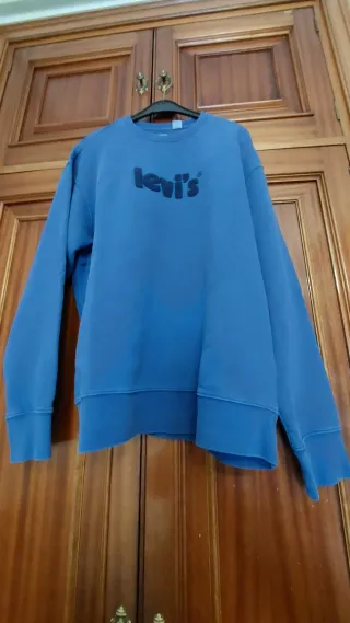 Sudadera Levi's Azul Talla L/XL Sin Estrenar