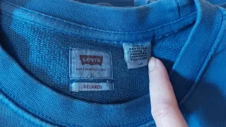 Sudadera Levi's Azul Talla L/XL Sin Estrenar