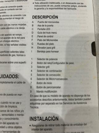 Microondas BLACK+DECKER 1000Watts