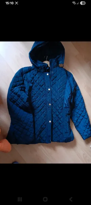 Abrigo plumífero azul XXXL nuevo