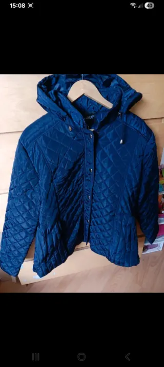 Abrigo plumífero azul XXXL nuevo