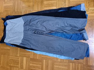 Lote de 7 pantalones embarazo tallas 36 y 38