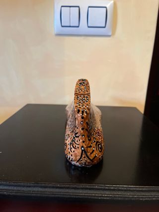 Horma madera antigua pintada a mano