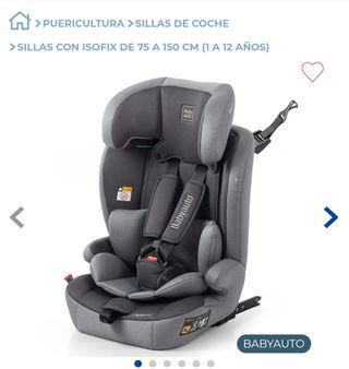 Silla de coche Grupo 1/2/3