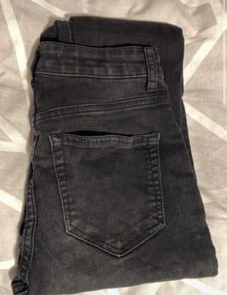 Pantalón vaquero negro Pull&Bear skinny
