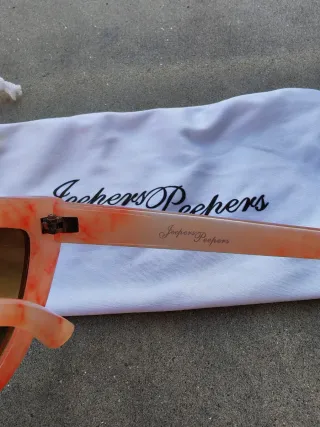 Occhiali da sole cat-eye arancioni