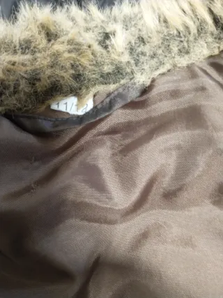 Piumino ragazza 11-12 anni marrone