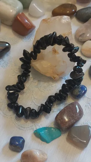 Pulsera de piedra natural turmalina
