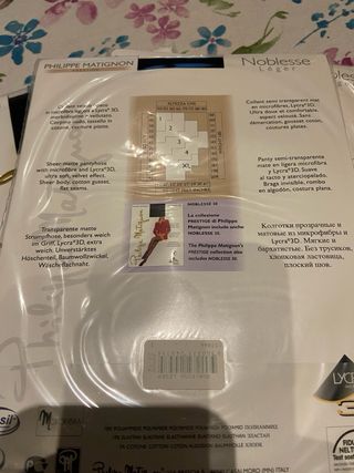 4 Collant Philippe Matignon Nero Taglia 1