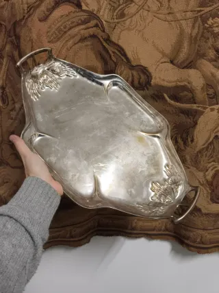 Bandeja Art Nouveau antigua