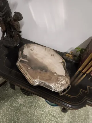 Bandeja Art Nouveau antigua