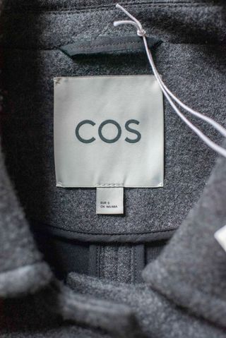 Abrigo COS Lana Gris Nuevo con Etiqueta