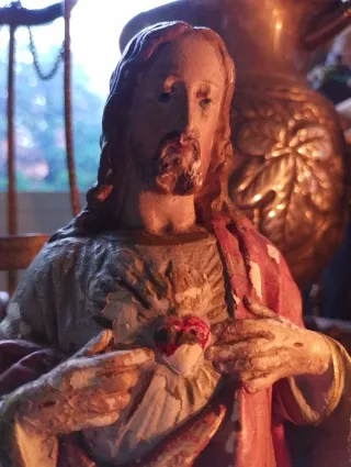 Statua antica Gesù Sacro Cuore