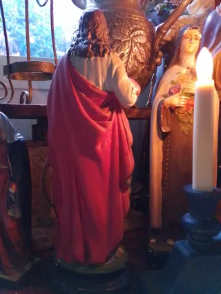 Statua antica Gesù Sacro Cuore