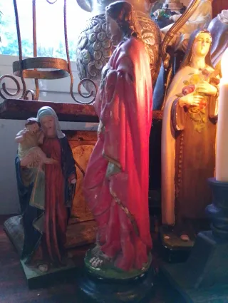 Statua antica Gesù Sacro Cuore