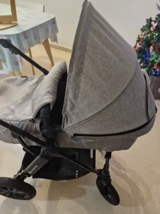 Carrito Kinderkraft gris