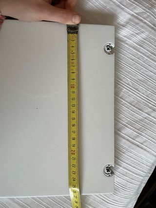 Librería modular blanca alta 200cm estanterías